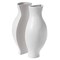 Uniquewise Decorative Split Vase Duo Floor Vase - White, PK 2 QI003999.WT.2 - alternate 3